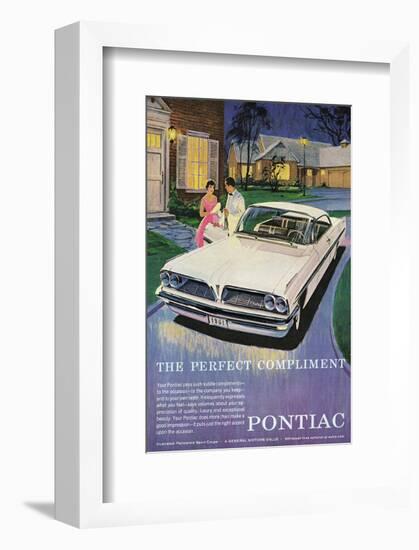 GM Pontiac-Perfect Compliment-null-Framed Art Print