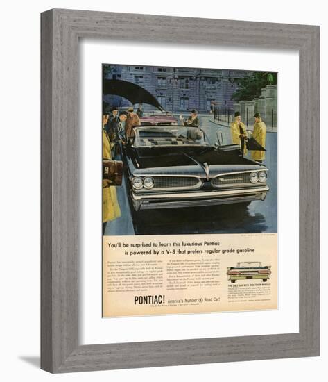 GM Pontiac - Regular Grade Gas-null-Framed Art Print