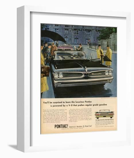 GM Pontiac - Regular Grade Gas-null-Framed Art Print
