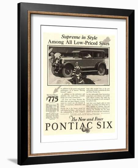 GM Pontiac - Supreme in Style-null-Framed Art Print