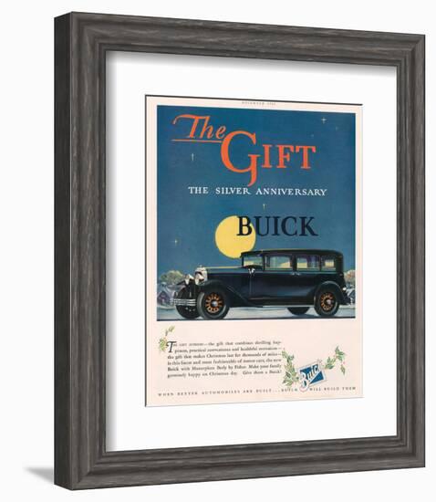 GM - Silver Anniversary Buick-null-Framed Art Print