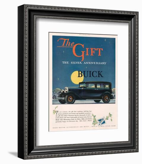 GM - Silver Anniversary Buick-null-Framed Art Print