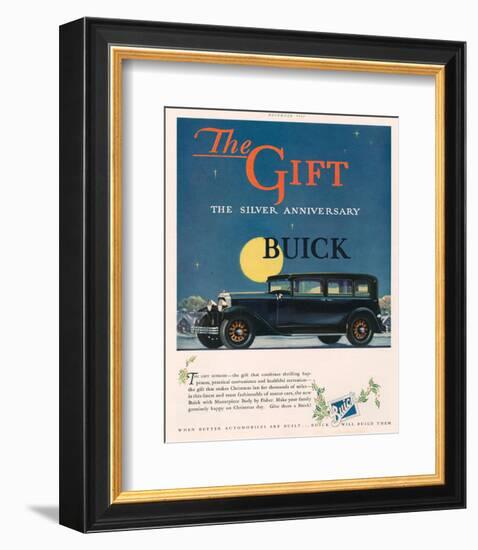 GM - Silver Anniversary Buick-null-Framed Art Print