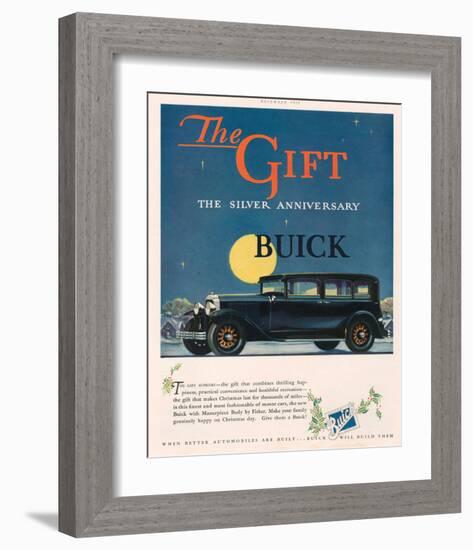 GM - Silver Anniversary Buick-null-Framed Art Print