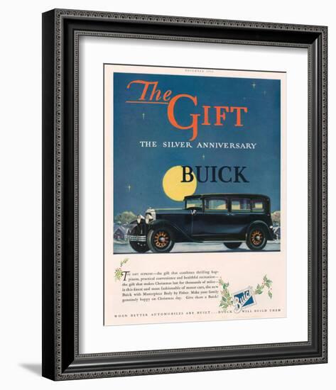 GM - Silver Anniversary Buick-null-Framed Art Print