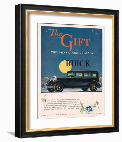 GM - Silver Anniversary Buick-null-Framed Art Print