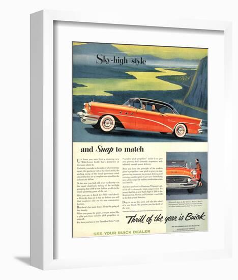 GM - Thrill of the Year: Buick-null-Framed Art Print