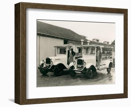 Gmc Trucks - Sanitary Infant Dairy , 1929-Marvin Boland-Framed Premium Giclee Print