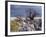 Gnarled Baobab Tree Grows Among Rocks at Kubu Island on Edge of Sowa Pan, Makgadikgadi, Kalahari-Nigel Pavitt-Framed Photographic Print