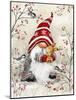 Gnome Hugging Rabbit-MAKIKO-Mounted Giclee Print