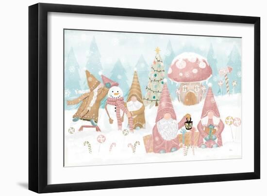 Gnome Sweet Gnome I-Veronique Charron-Framed Art Print