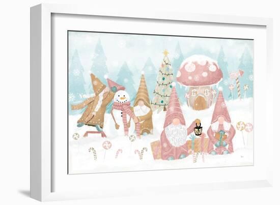 Gnome Sweet Gnome I-Veronique Charron-Framed Art Print