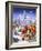 Gnome Winter Village-MAKIKO-Framed Giclee Print