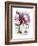 Gnome with Flowers-MAKIKO-Framed Giclee Print