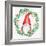 Gnome Wreath 1-Kim Allen-Framed Art Print