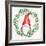 Gnome Wreath 1-Kim Allen-Framed Art Print