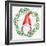 Gnome Wreath 1-Kim Allen-Framed Art Print