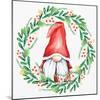 Gnome Wreath 3-Kim Allen-Mounted Art Print