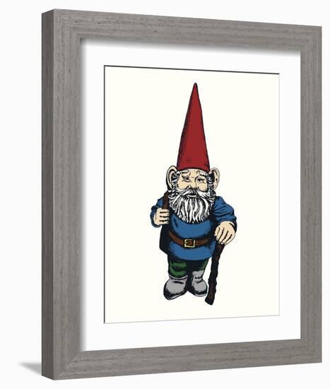 Gnome-Urban Cricket-Framed Art Print