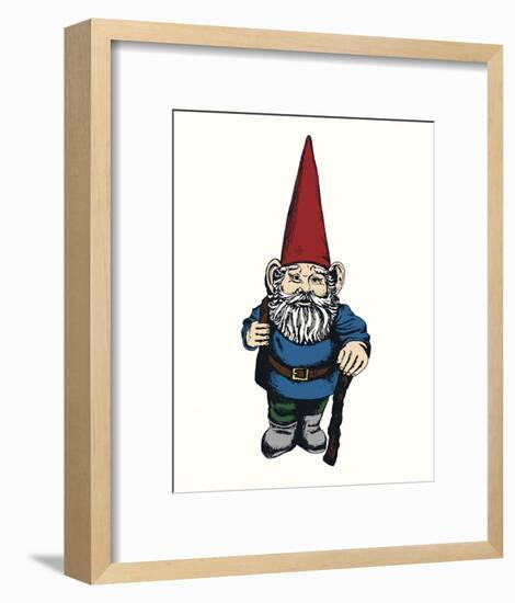 Gnome-Urban Cricket-Framed Art Print