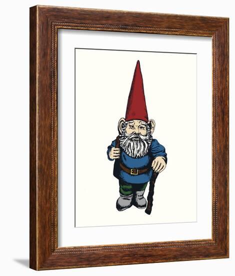 Gnome-Urban Cricket-Framed Art Print