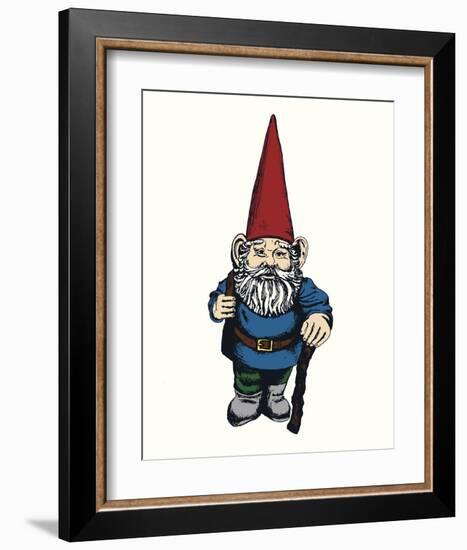 Gnome-Urban Cricket-Framed Art Print