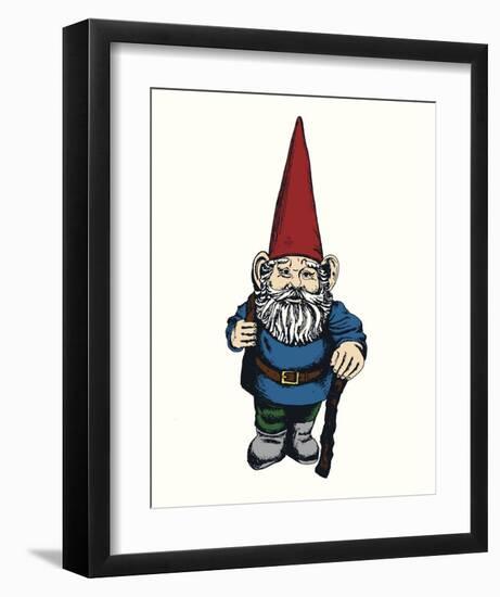 Gnome-Urban Cricket-Framed Art Print