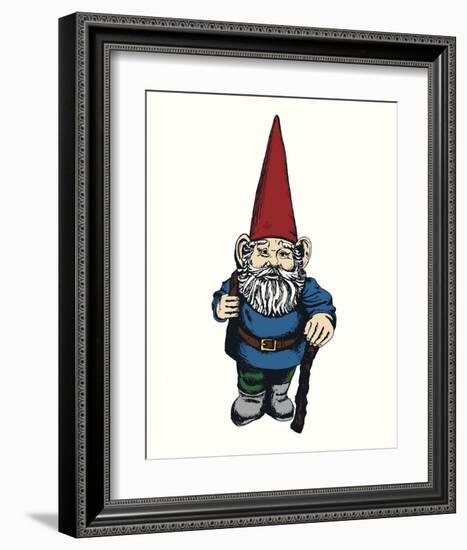 Gnome-Urban Cricket-Framed Art Print