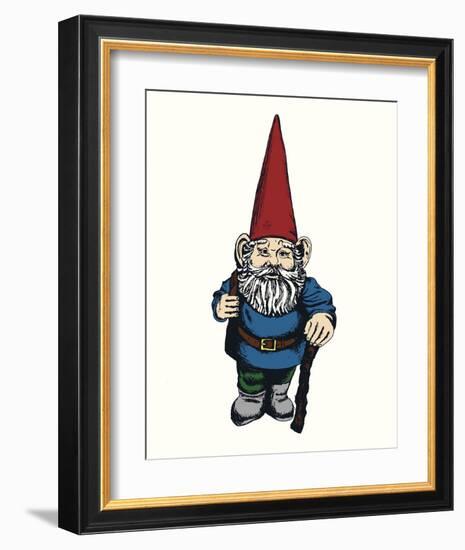 Gnome-Urban Cricket-Framed Art Print