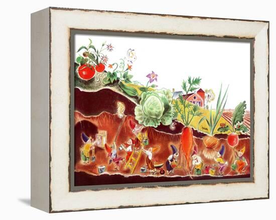 Gnomes at Work - Jack & Jill-Frank Dobias-Framed Premier Image Canvas