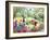 Gnomes in Spring Garden-MAKIKO-Framed Giclee Print