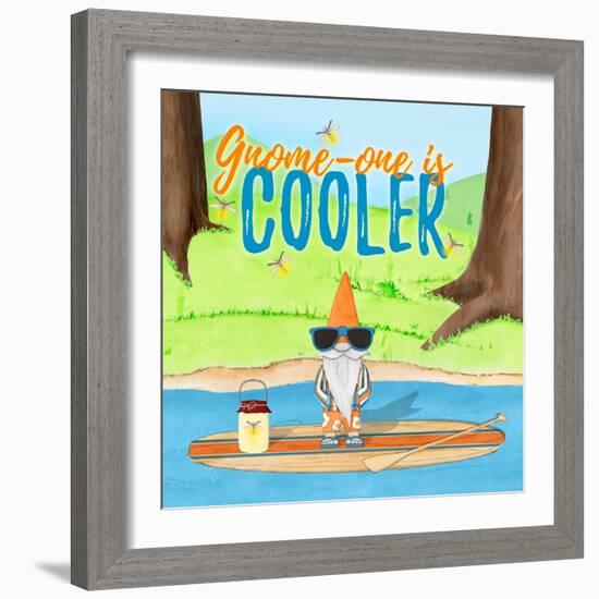 Gnomes on the Water I-Hugo Edwins-Framed Art Print