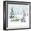 Gnomes On Winter Holiday I-Janice Gaynor-Framed Art Print