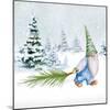 Gnomes On Winter Holiday I-Janice Gaynor-Mounted Art Print