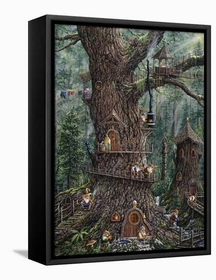 Gnomes Sweet Home-Jeff Tift-Framed Premier Image Canvas