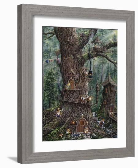 Gnomes Sweet Home-Jeff Tift-Framed Giclee Print