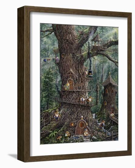 Gnomes Sweet Home-Jeff Tift-Framed Giclee Print
