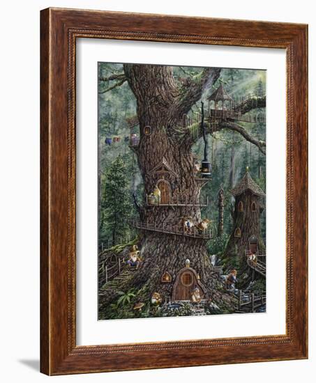 Gnomes Sweet Home-Jeff Tift-Framed Giclee Print