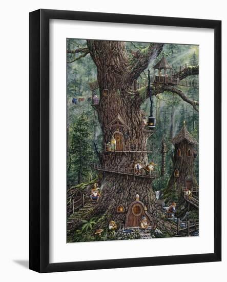 Gnomes Sweet Home-Jeff Tift-Framed Giclee Print