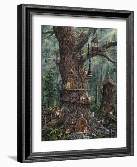 Gnomes Sweet Home-Jeff Tift-Framed Giclee Print