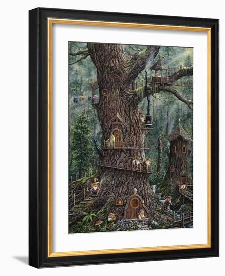 Gnomes Sweet Home-Jeff Tift-Framed Giclee Print