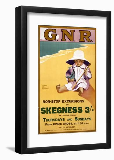 GNR Skegness-null-Framed Art Print