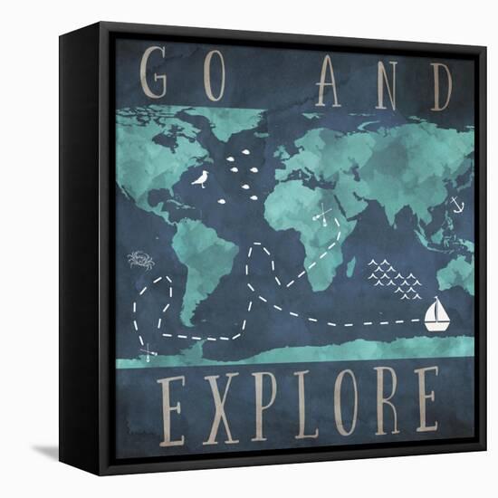 Go and Explore-Sd Graphics Studio-Framed Stretched Canvas
