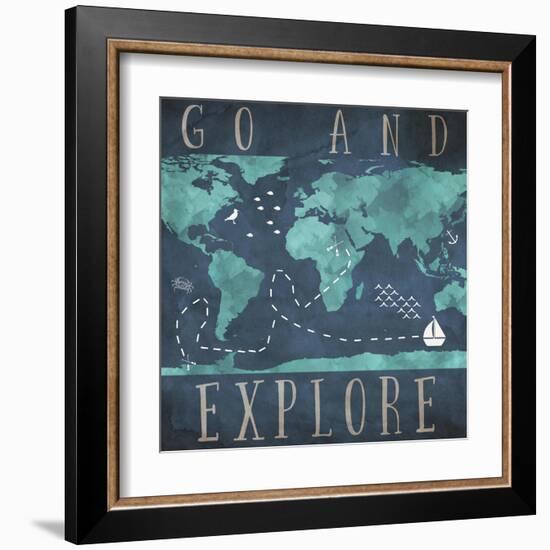 Go and Explore-Sd Graphics Studio-Framed Art Print