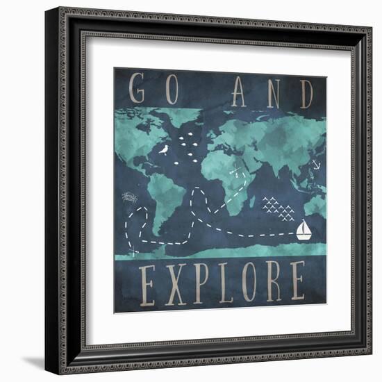 Go and Explore-Sd Graphics Studio-Framed Art Print