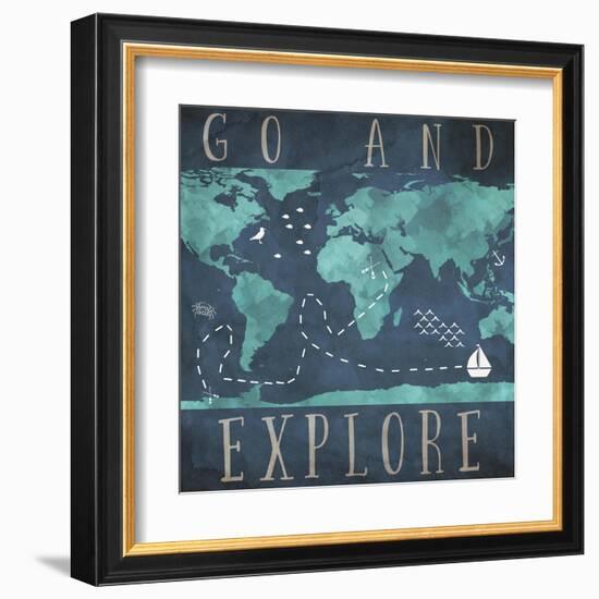 Go and Explore-Sd Graphics Studio-Framed Art Print