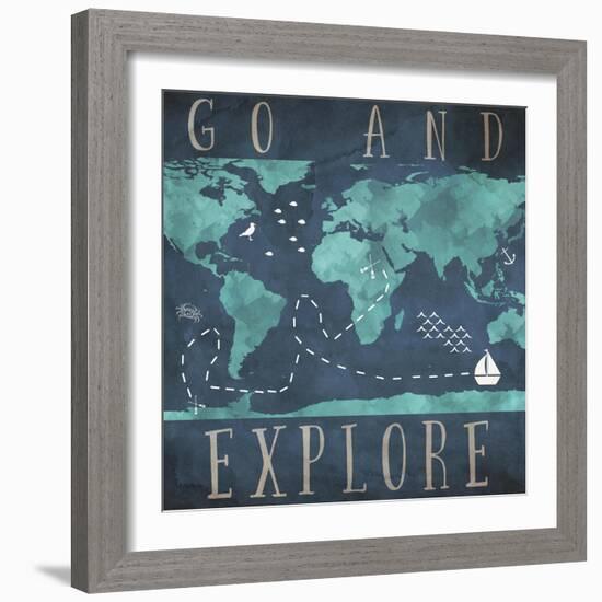 Go and Explore-Sd Graphics Studio-Framed Art Print