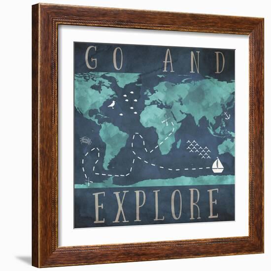 Go and Explore-Sd Graphics Studio-Framed Art Print