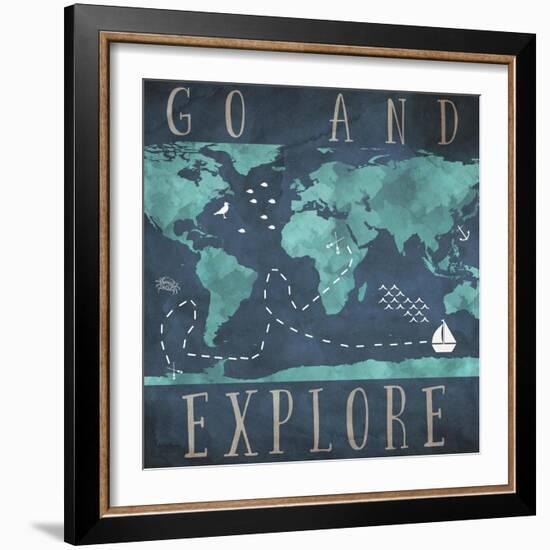 Go and Explore-Sd Graphics Studio-Framed Art Print