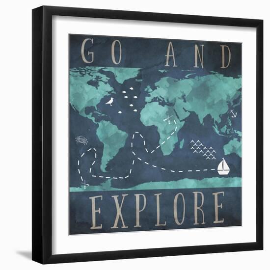 Go and Explore-Sd Graphics Studio-Framed Art Print